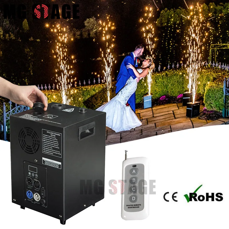 indoor powder cold fireworks cold sparks fountain machine for events wedding concert birthday ceremony