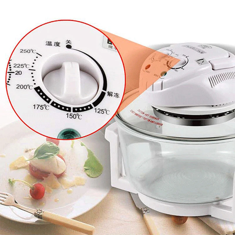 مقلاة الهواء المنزلية الخالية من الزيت مقلاة كهربائية مع ماكينة بطاطس أتوماتيكية ذات سعة كبيرة آلة فرن المقلية الذكية