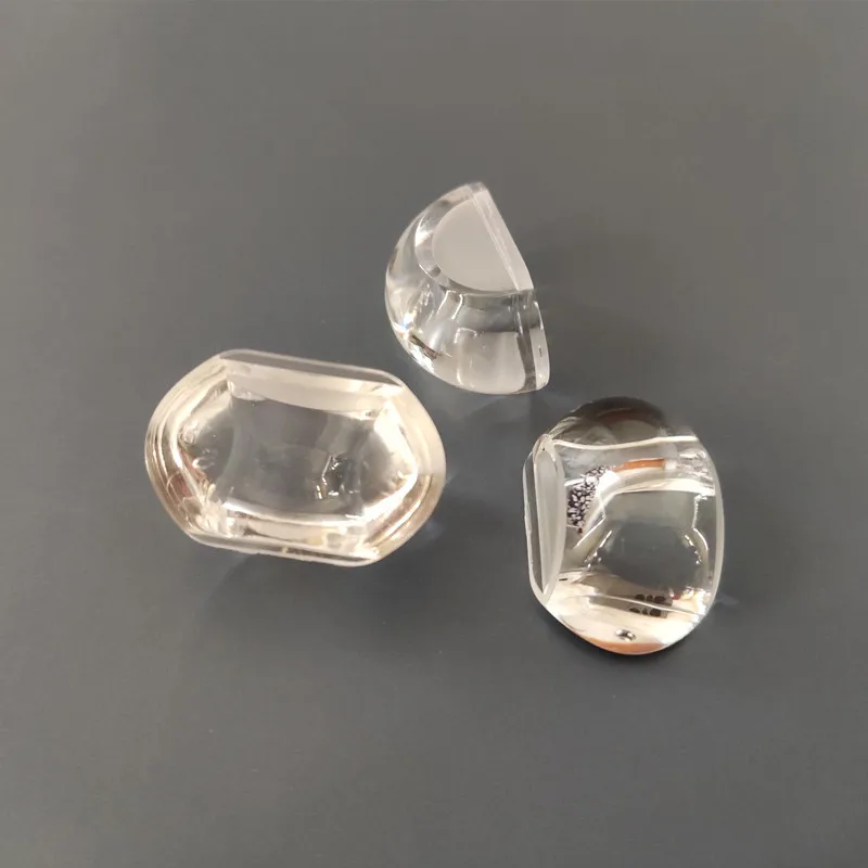 # ICON-27.42 obiektyw optyczny Led wysokiej jakości, soczewka lampy okienka, rozmiar 27,42x18,42x15mm, stopień 15*180, czysta powierzchnia, PMMA