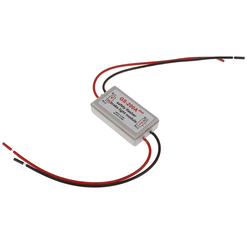 1Pcs 10-30V Vehicle GS-200A Led Flash Strobe Controller Flasher Module Auto Led  Stop Light Lamp