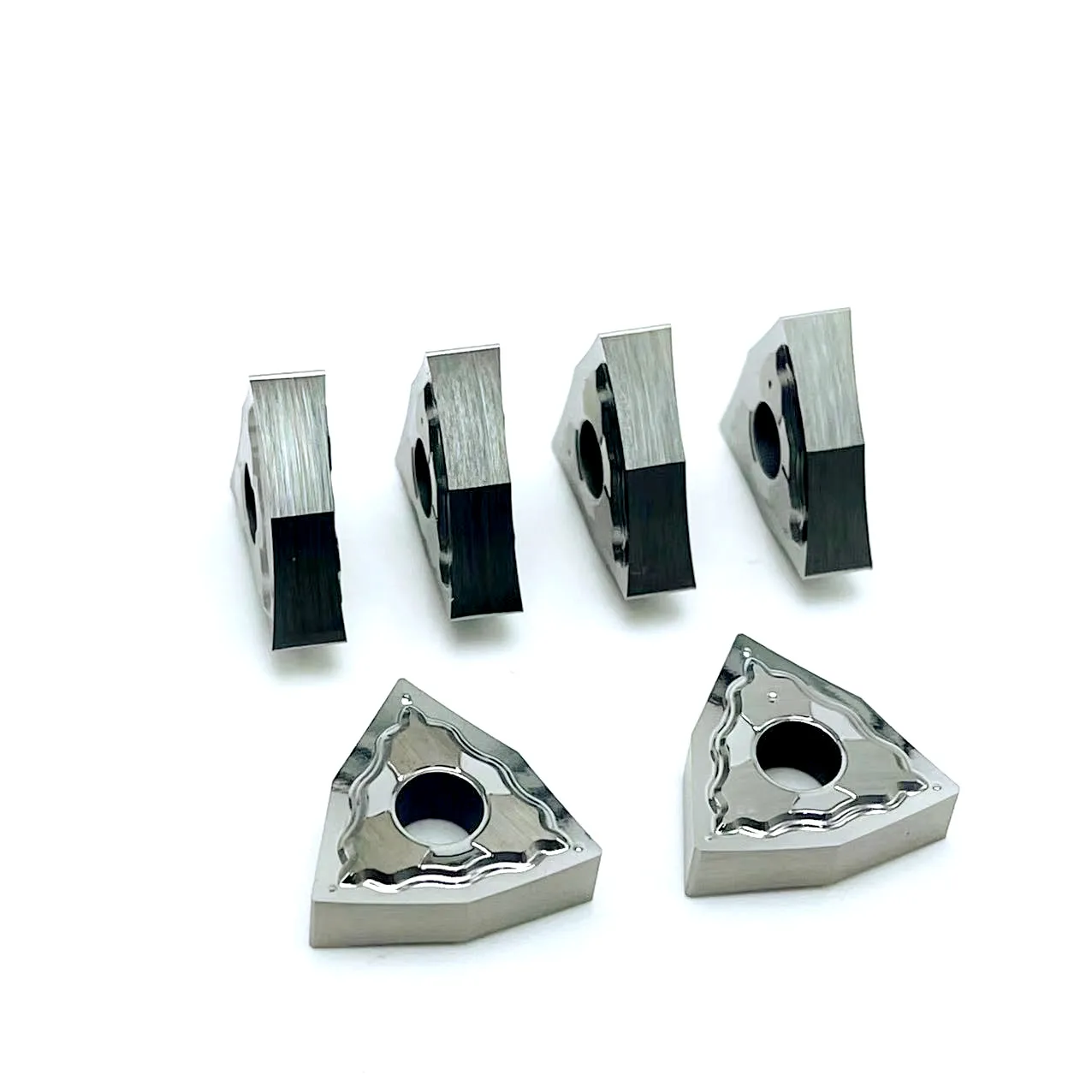 WNMG080402 WNMG080404 WNMG080408 HA H01 alta calidad 100% aleación de aluminio cortadores de alto brillo CNC herramientas de corte de madera