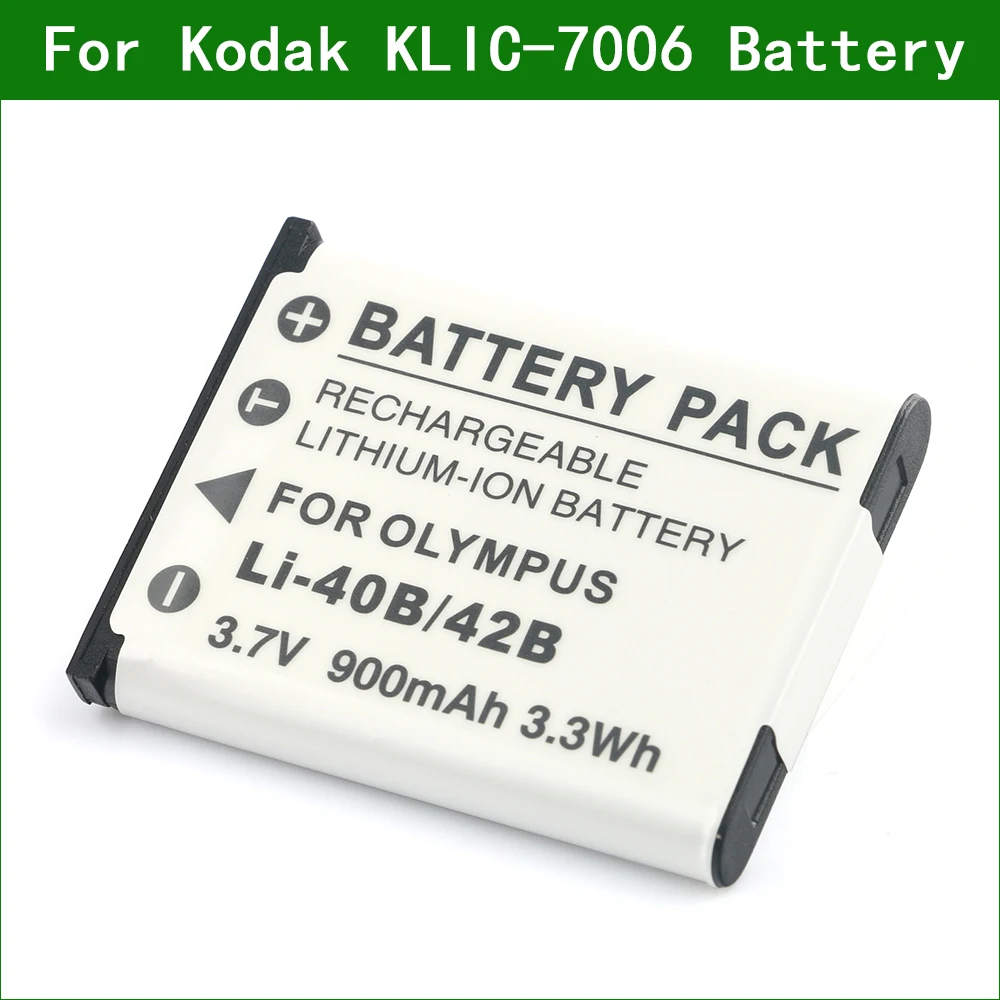 KLIC-7006 LB-012 Camera Battery for Kodak Easyshare M530 M531 M550 M575 M580 PixPro FZ53 FZ51 FZ52 CZ52 FZS50 X52 SL5