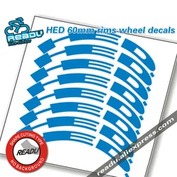 HED STICKER Road bicycle rims wheel set for 60mm height HED wheel rims decers for two wheels stickers (reserved brake side)