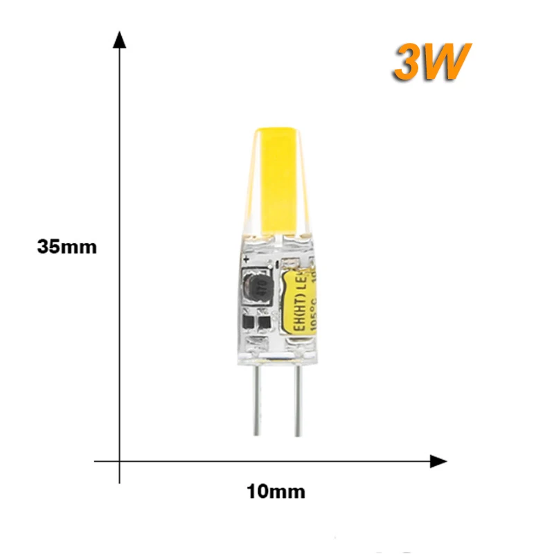 G4 LED COB No Strobe Flickering Light Bulbs Replace Halogen 30W 60W Ultra Bright Chandelier Lamps DC 12V Cool Warm White 2508