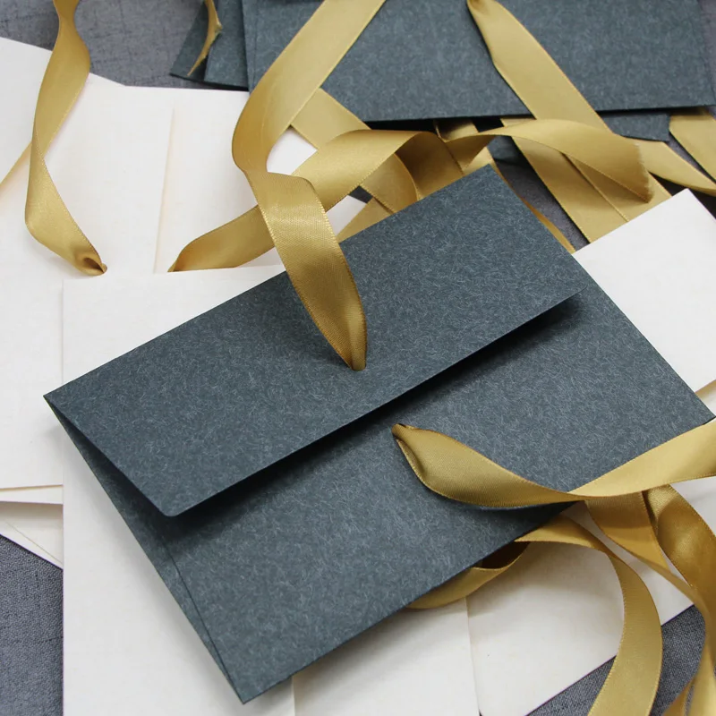 40pcs/lot Silk Ribbon Solid Color Envelopes Packaging, European Nenvelopes, Silk Scarves, Masks and Gift Packaging