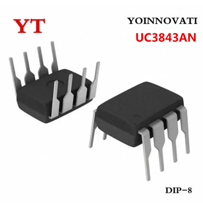 10 sztuk/partia UC3843AN UC3843A UC3843 DIP-8