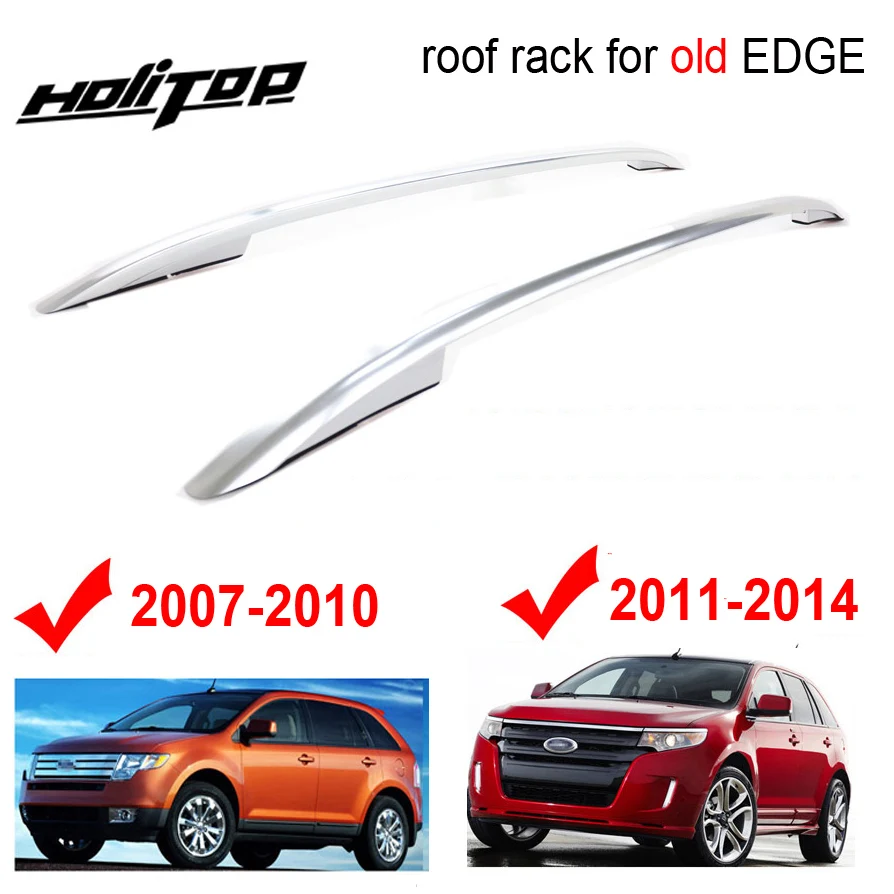 roof bar roof rail roof rack  for Ford old EDGE Sport 2008 2009 2010 2011 2012 2013 2014,polished aluminum alloy,high brightness