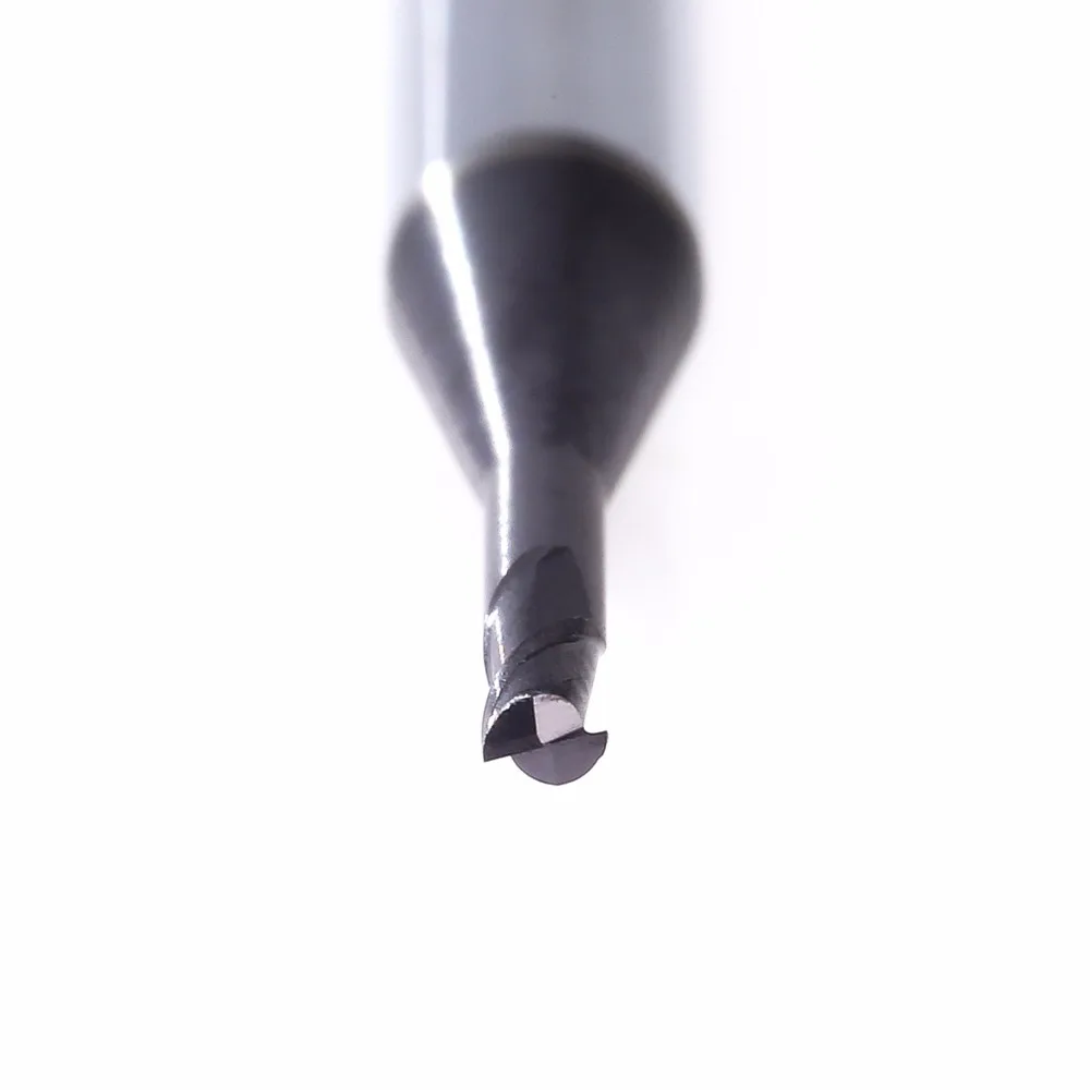 5ピース/ロットGM-2EP D0.5-D5.0深さのスロットプロファイル用のM04-M25の超硬インサート2本の溝圧縮ソリッドカーバイドマイクロエンドミル