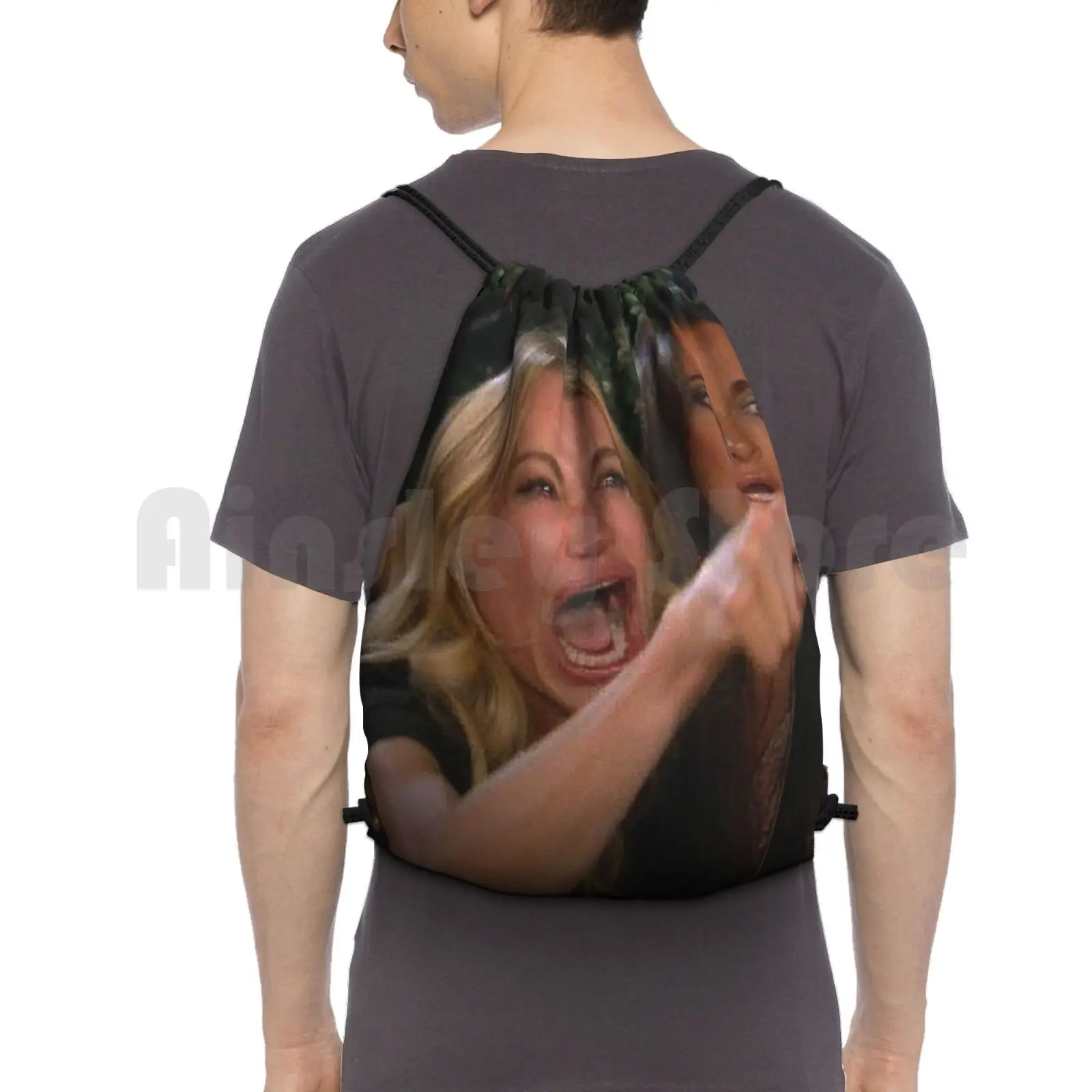 

Женский рюкзак для кричания, сумка на шнурке, спортивная сумка для верховой езды, скалолазания, женская сумка для кошки, женский кот-мем, забавные дети