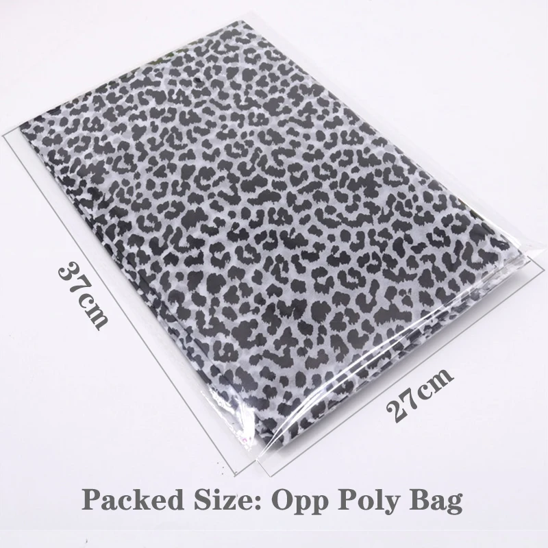 50*70 Cm Leaves Gift Wrapping Paper DIY Handmade Craft Leopard Star Pattern Tissue Paper 10 Sheets/Bag Floral Packaging Material