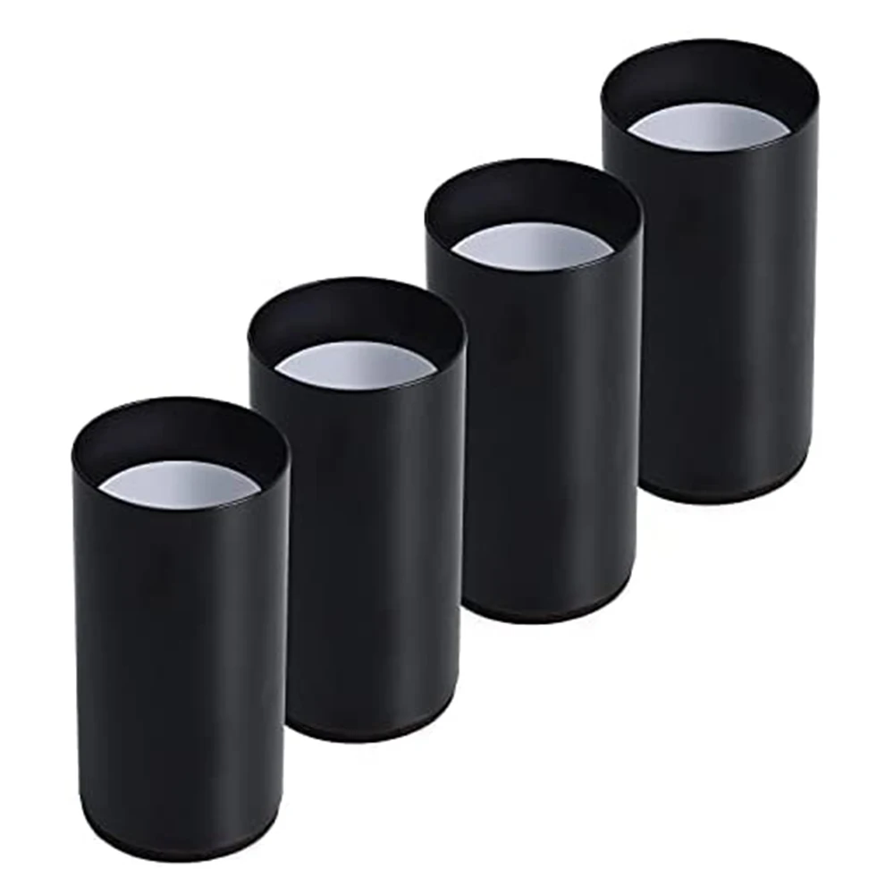 Set of 4 Furniture Risers,Heavy Duty Solid Steel Risers for Couch,Table,Desk,Chair with Non-Slip Bottom Felt Pad,Lifts Height 4”