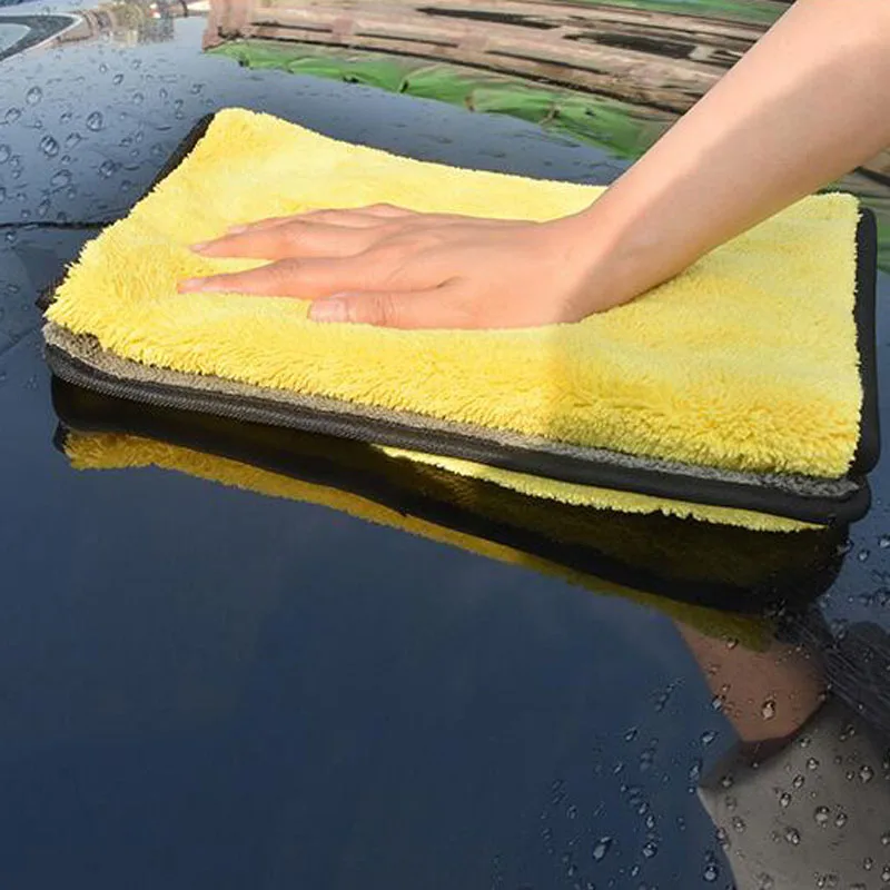 2018 new 30 * 30 cm car wash microfiber towel for BMW 1 2 3 4 5 6 7 Series X1 X3 X4 X5 X6 325 328 F30 F35 F10 F18 GT E36 E38