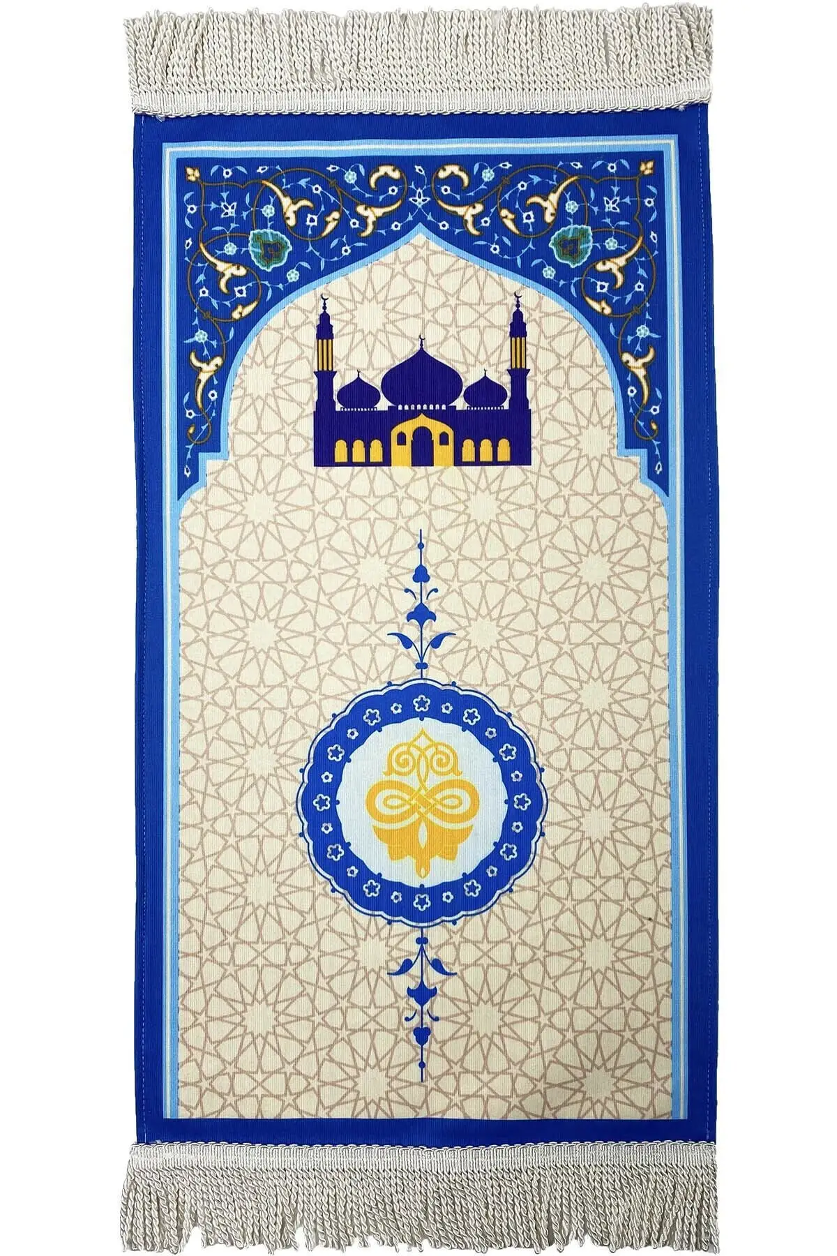 Digital Print Lining Small Child Prayer Rugs Double-deck