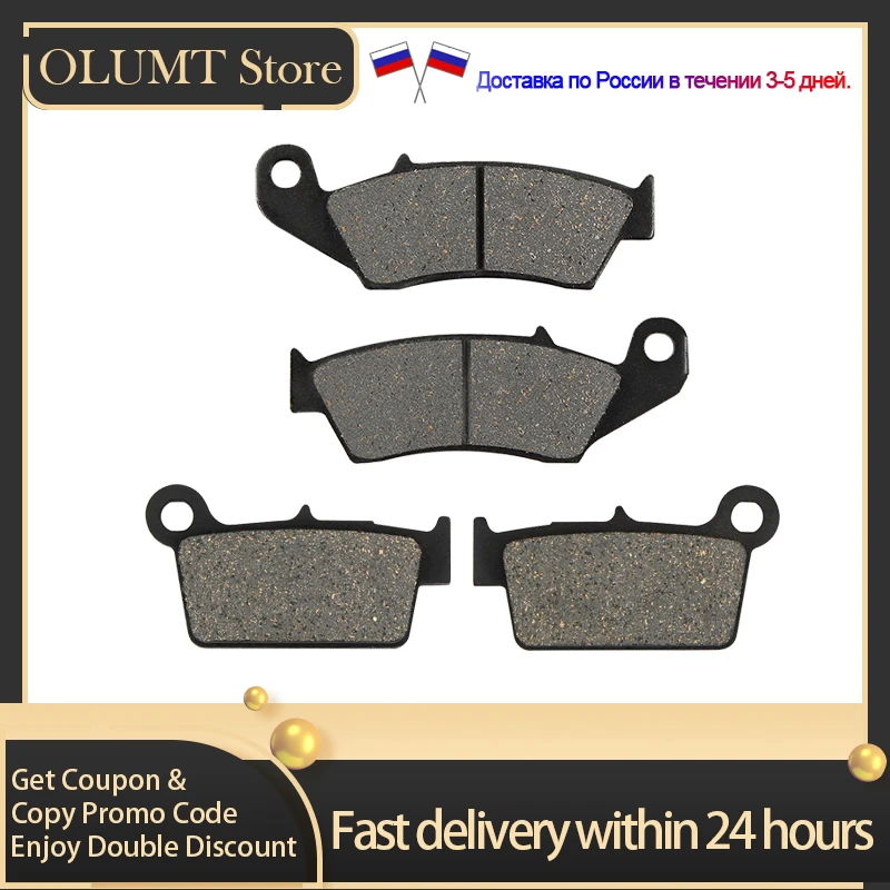 

Motorcycle Brake Pads Front And Rear Kits For KAWASAKI KX250 N1/N2 KX 250 F KX250F T6F/T7F/T8F KLX450R KLX450A KX450F 4T