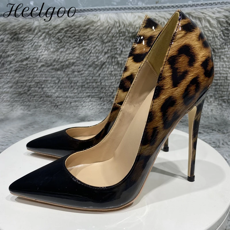 

Женские лакированные туфли Heelgoo на высоком каблуке 8-12 см