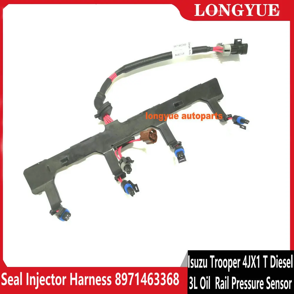 Longyue-Isuzu Trooper 4JX1 T Diesel 3L Sensor De Pressão Do Trilho Do Óleo, Seal Chicote Do Injector 8971463368