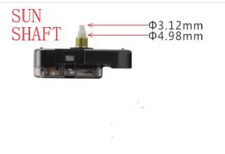 Top Kwaliteit 12888 Stijl Luxe Quartz Klok Movement Mechanism Parts Klok Reparatie Diy Klok Gereedschap Dik Achterpaneel Klok