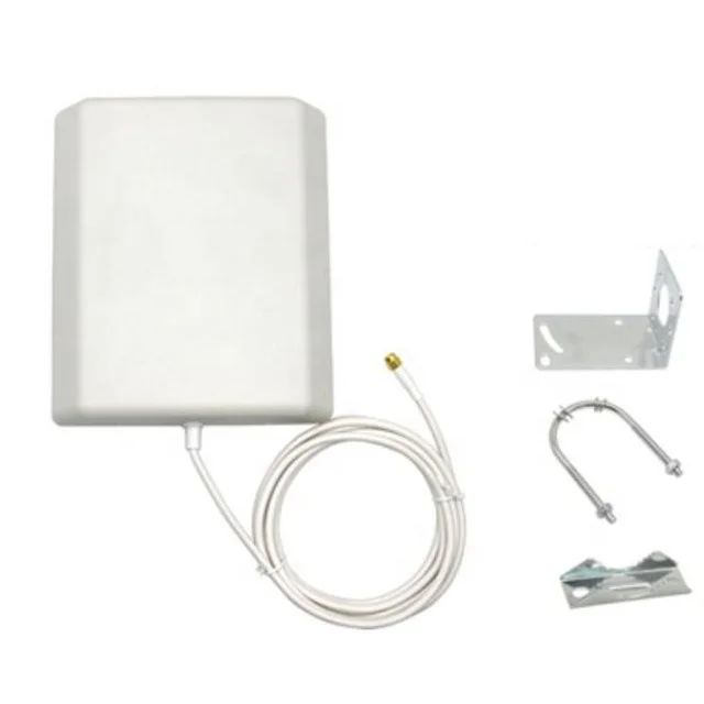 High Gain 5dbi 433mhz Flat Panel Outdoor Indoor Antenna With RG58 Cable And Sma Connector