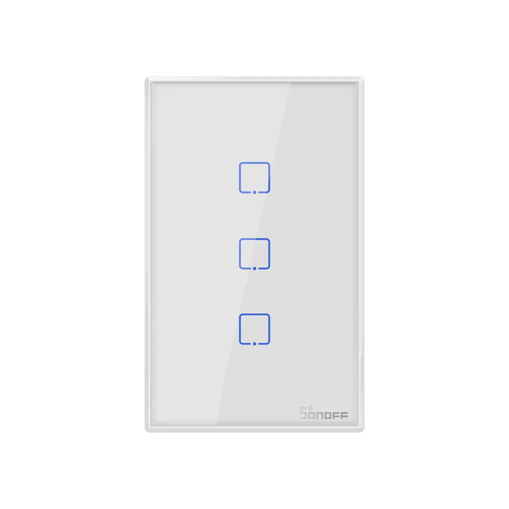 Sonoff WiFi Smart Switch T0 DEGLI STATI UNITI UE 1 2 3 Gang Parete di Tocco del Pannello lampada A Distanza Senza Fili smart Home, Casa Intelligente Controller alexa Google Casa