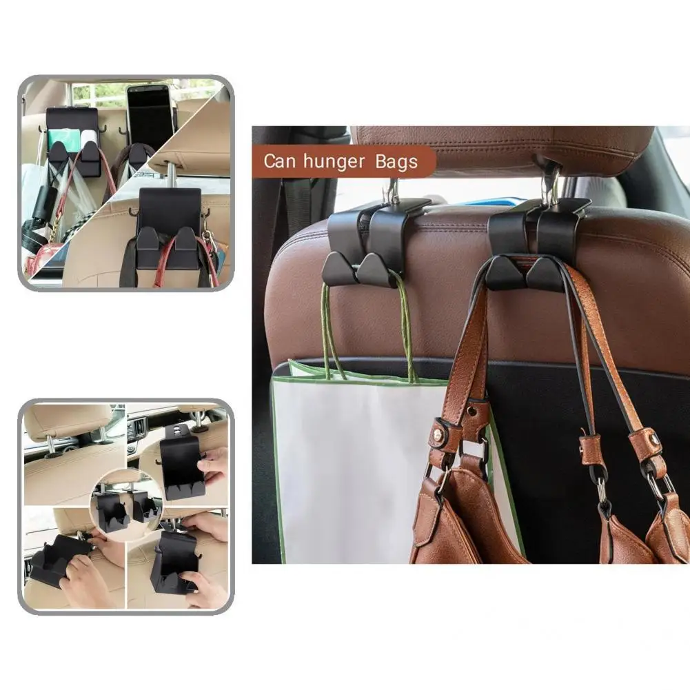 

Great Car Hanger Smooth Surface ABS Portable Hanging Bag Car Holder Vehicle Hanger Vehicle Hook