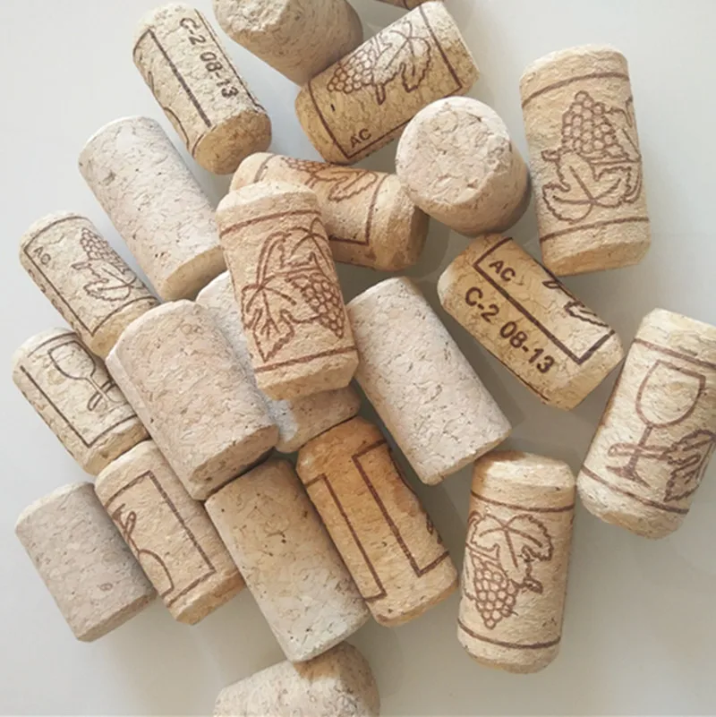 50/100pcs Wine Cork Sealing Wine Cork Wine Bottle Stopper Bar Tool Bottle Closure Wooden Sealing Cover