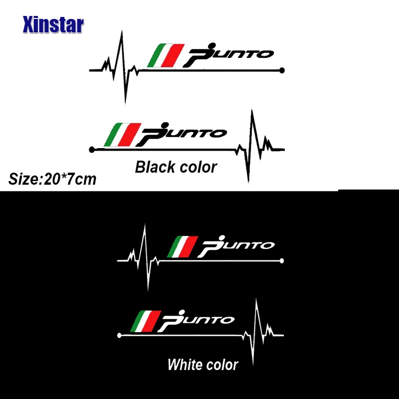 2 قطعة نوافذ السيارات ملصقا لشركة فيات تيبو بونتو باندا برافو #5
