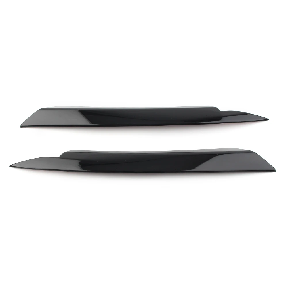 For VW Passat B7 2010 2011 2012 2013 2014 Car Head Light Lamp Cover ABS Eyelid Cover Trim Sticker Glossy Black