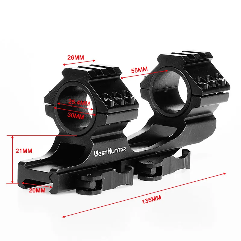 WESTHUNTER Picatinny 20mm Rail Scope Mount 1