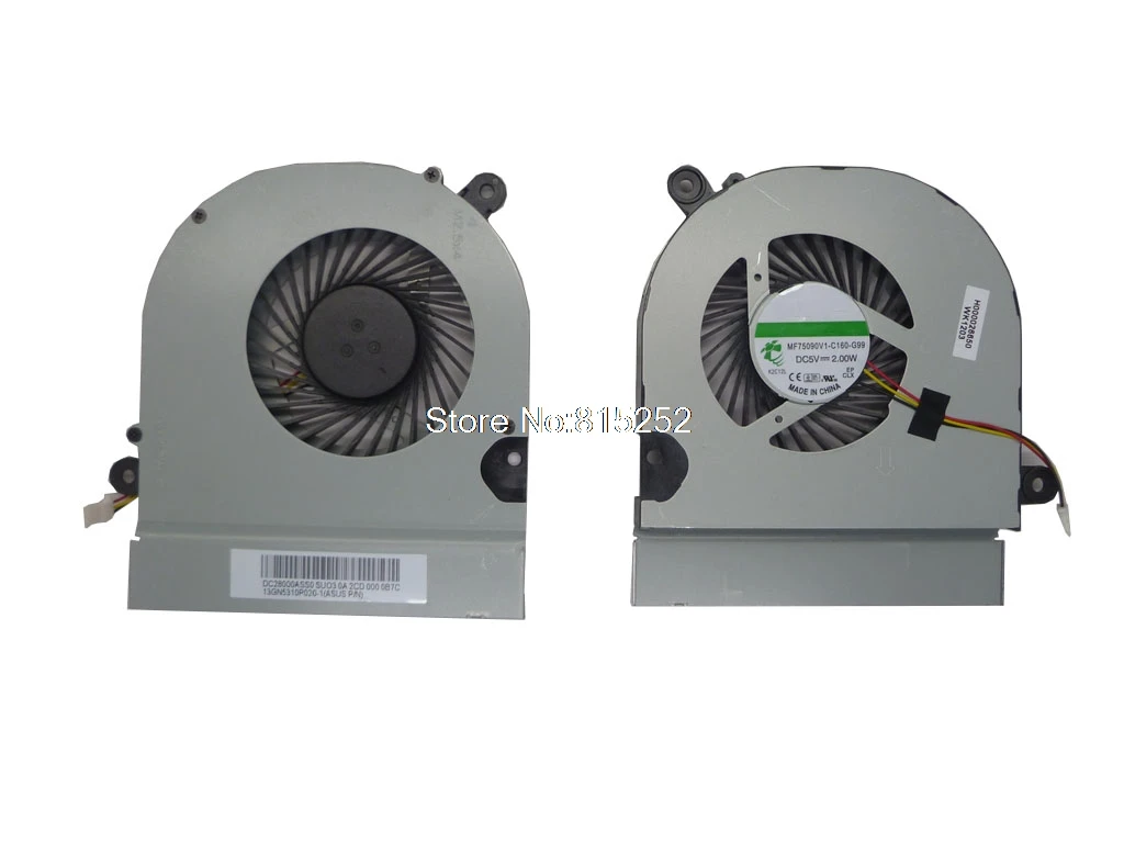 

Laptop CPU FAN For ASUS R400A R400DE R400DR R400N R400VD R400VJ R400VS R406VA R406VJ R507VA DC5V 2.00W