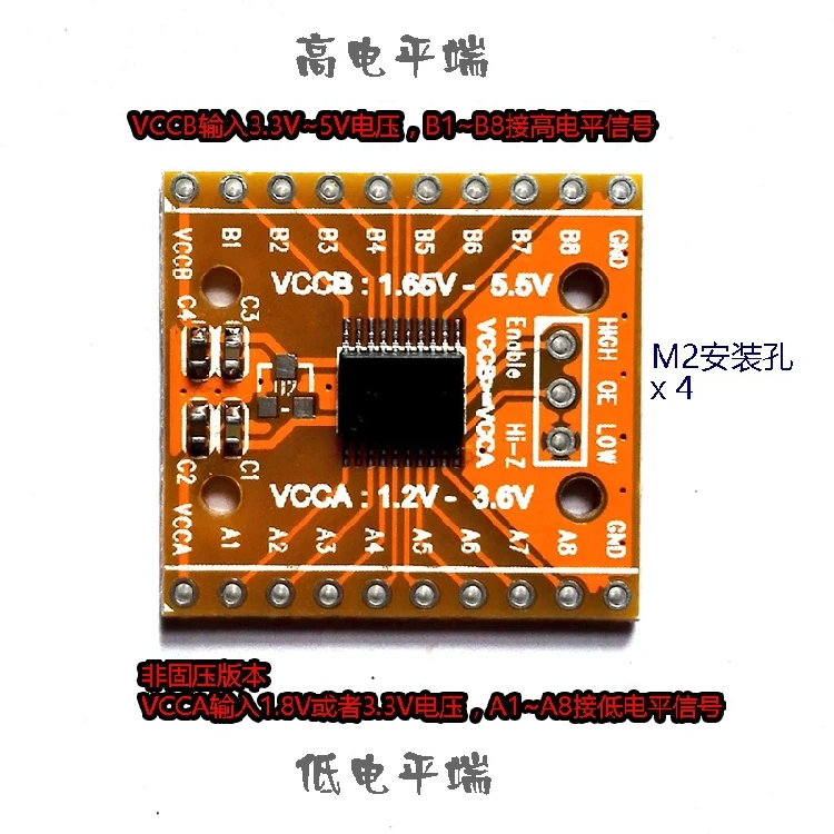 Cấp Độ Chuyển Đổi Module 8 Cao Cấp Tự Động 2 Chiều Hướng Điện Áp Thấp Kéo Đẩy Mở thoát Nước I2C/SPI/UART