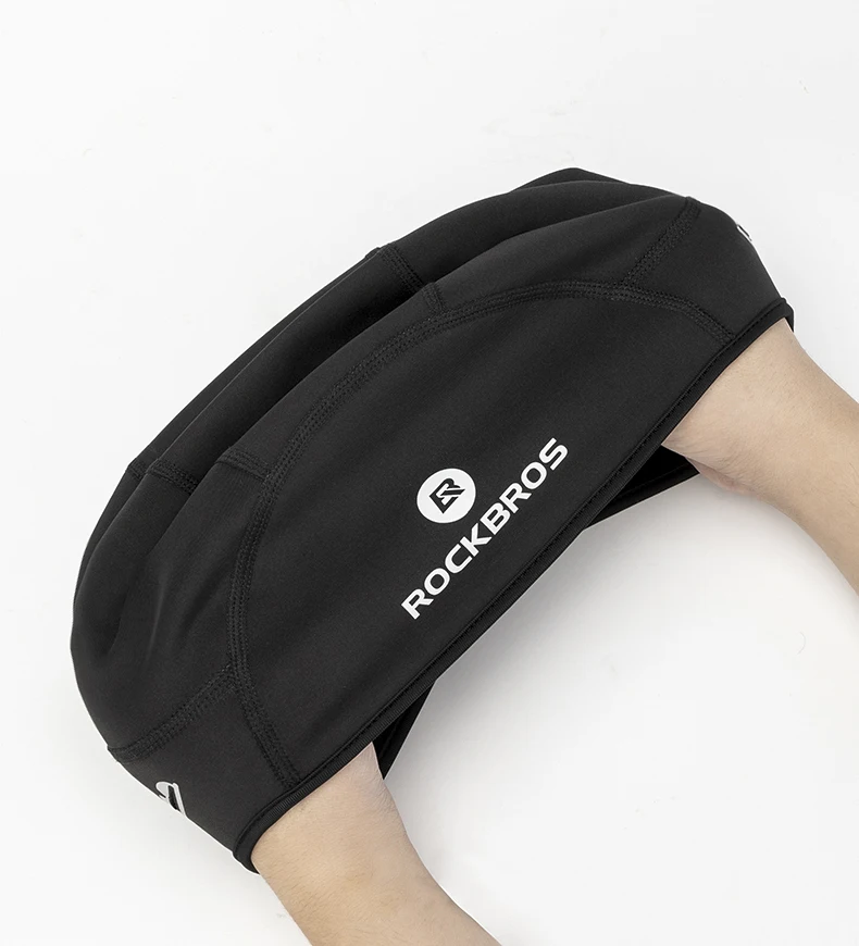 ROCKBROS Wintermützen, winddicht, Thermo-Fleece-Hüte, Fahrradmütze, Skifahren, Motorrad, Radfahren, Hut, Bandana, Ciclismo, Stirnband – Detail 8