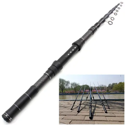 Telescopic Carbon Fishing Rod 1.8-3.0m Public Yue