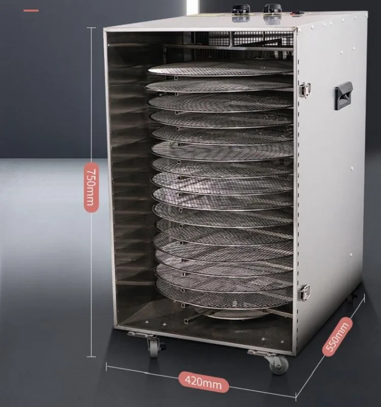 상업용 회전식 식품 탈수기, 과일 건조기