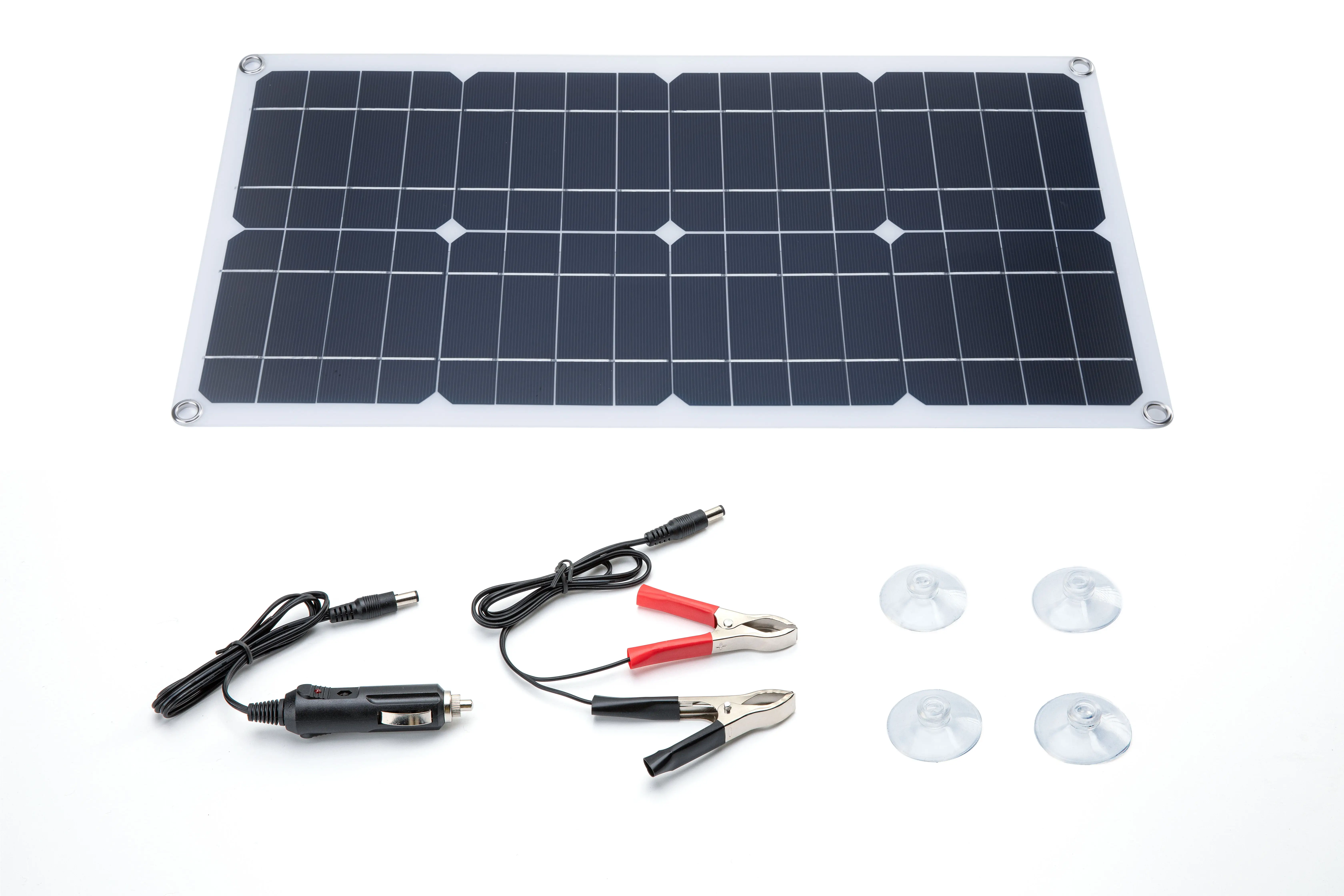 50W Solar Panel Dual USB Output Solar Cells mono 10/20/30/40/50A Controller for Car Yacht 12V Battery Boat Charger