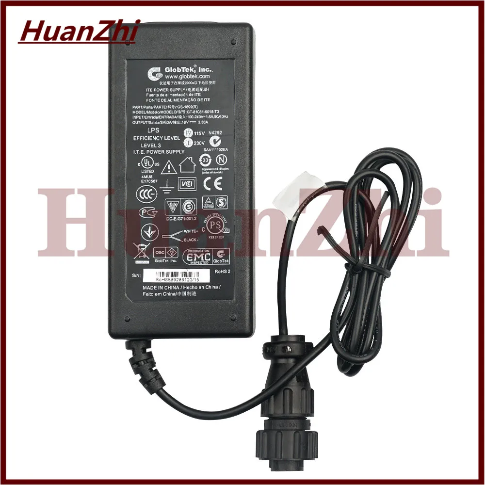 (HuanZhi) Power Adapter for Psion Teklogix 8515 (Model:PS1400 18V 3.3A 100-240 VAC 50-60HZ)