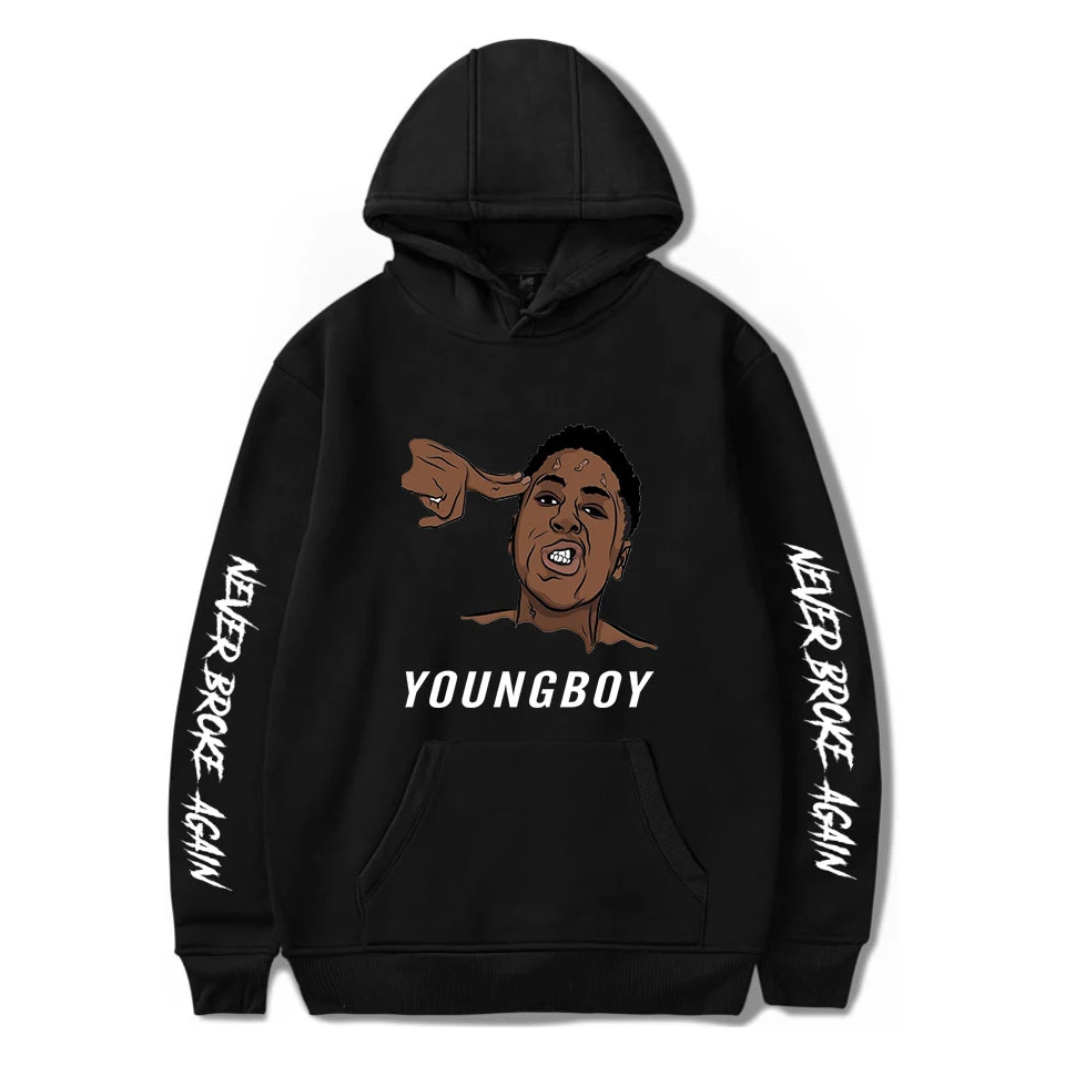 YoungBoy Never Broke Again Hoodies Men Women Harajuku Sweatshirt Streetwear Hooded Pullover