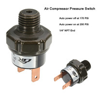 Metal Air Compressor Tank Pressure Control Switch 120 PSI-150 PSI 150-180 PSI 90-120 PSI 170-200 PSI 125-200 PSI 1/4\