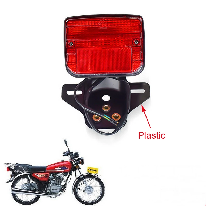 Motorcycle Lighting System Tail Lamp for Honda Lifan CG125 CG150 CG250 125cc Universal Electrical Rear Brake Stop Flasher Winker