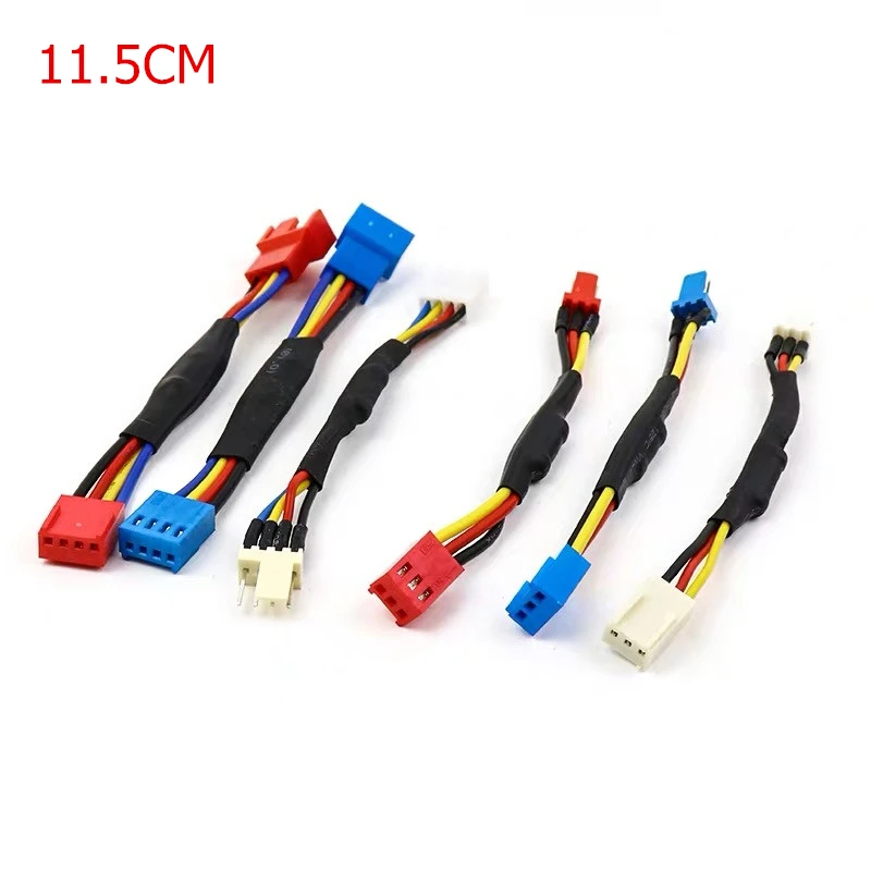 1/3/5pcs Fan Resistor Cable 4 Pin Male to 4Pin Female Connector Reduce PC CPU Fan Speed Noise Extension Resistor Slow down Cable