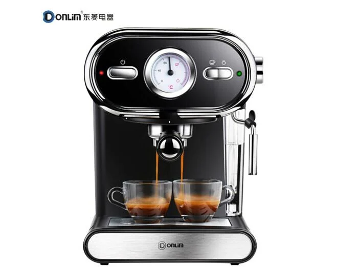 

Donlim italian cafe machine household pump steam Home espresso coffee maker 20BAR milk foam Semi-automatic DL-KF5002 OFFICE auto