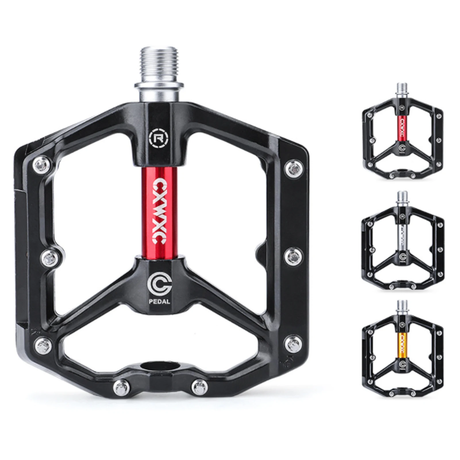 Bicycle Pedal MTB Bike 3 Sealed Bearings Pedal DU Bearing Ultra-light Anti-skid Wide Platform Pedal For Cycling Bike Accessories