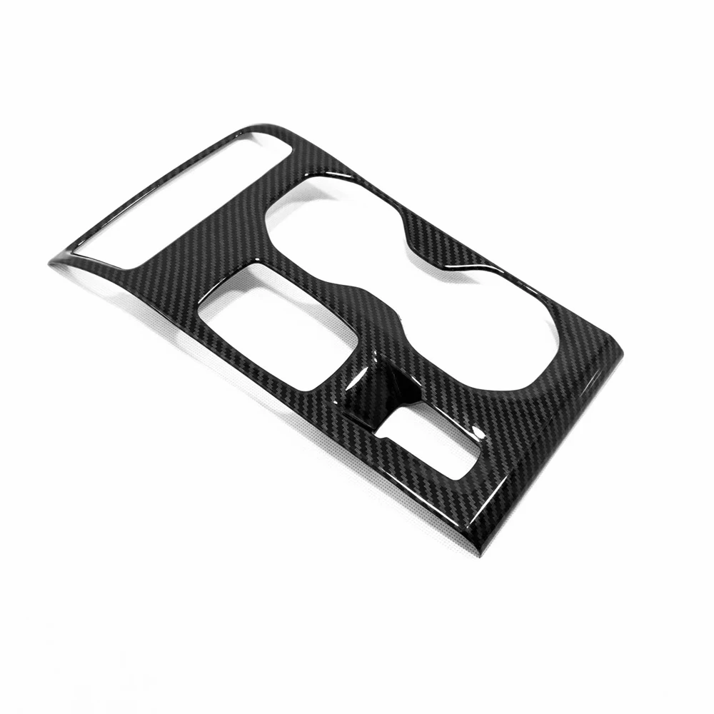 Per Volvo XC40 XC 40 2019 2020 accessori ABS copertura del pannello del cambio in fibra di carbonio copertura della tazza dell\'acqua Trim Car