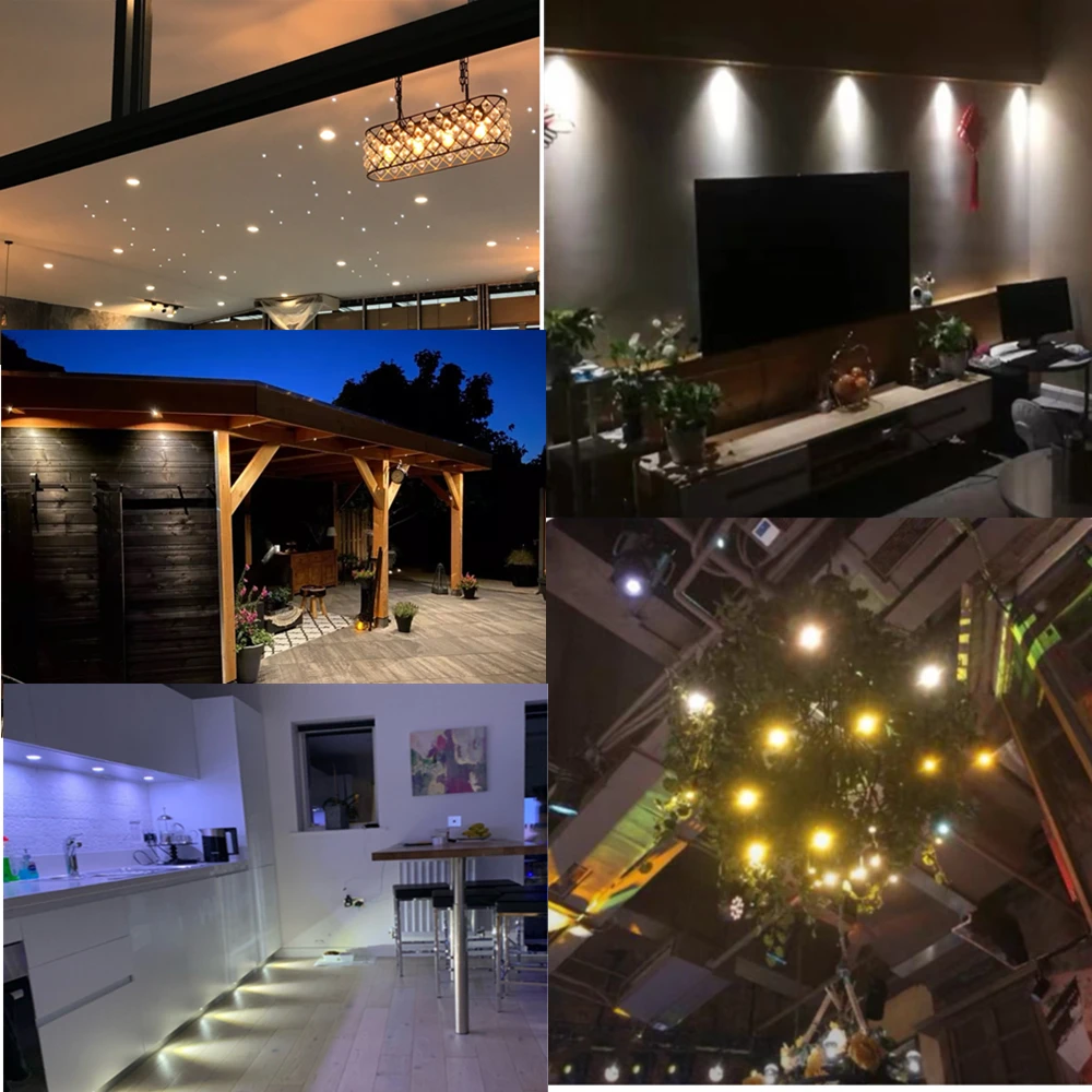 24V Led Mini Spotlight 1W 15mm Downlight 24V Dimmable Small IP65 LED Spot Lamps Hotel Cabinet Lights Home Ceiling Spot Lighting
