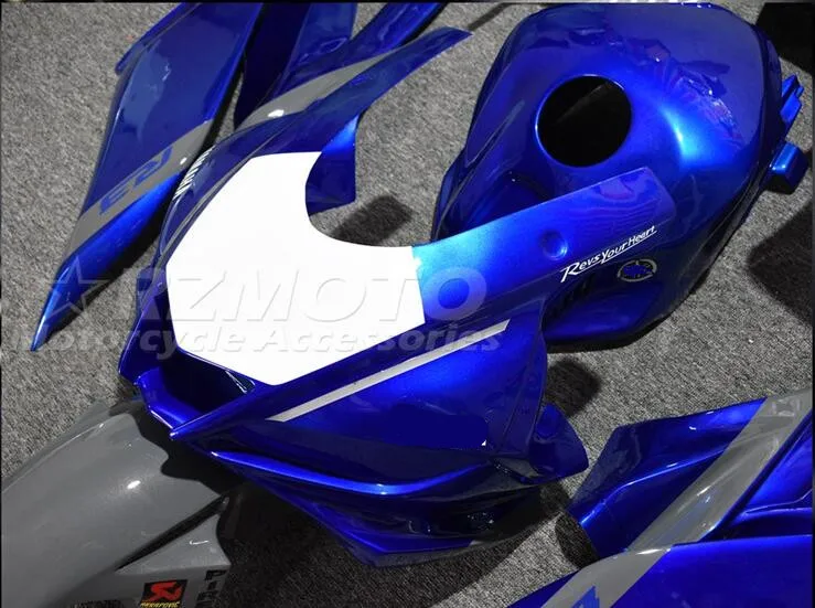 New Track Version of Fiberglass Fairings Kit Fit For  YAMAHA  R25 R3 2019 2020 2021 All Sorts Of Color NO. 29534