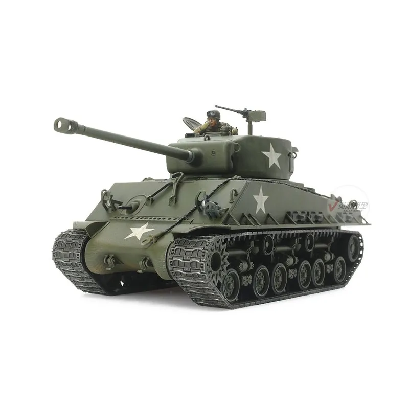 Tamiya 32595 1/48  US Medium Tank M4A3E8 Sherman  Military Hobby Toy Plastic Model Building Assembly Kit Boy Children Gift