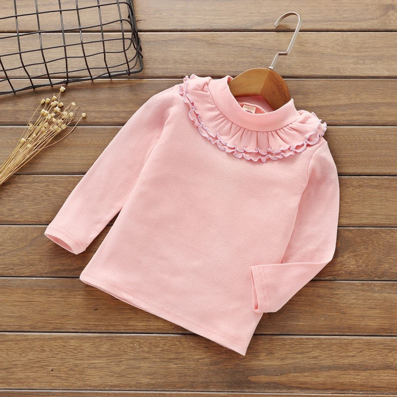 Girls Fashion T Shirts Baby Spring Autumn Long Sleeve Sweatshirt Children Cotton Printing Sweat 2-6 Years