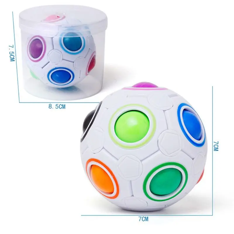 Ball Toy Rainbow Puzzle Ball For Concentration Kids Gift 1PC