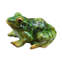 Toad Frog Landscape Statue Amphibian Toads Frogs Pond Swamp Rainforest Animal Decorative Sculpture