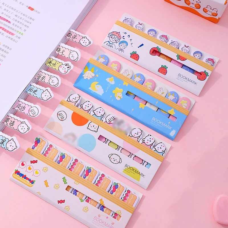 1Pcs Cartoon Leuke Anime Memo Pad Sticky Notes Student Briefpapier Index Planner Bericht Papier Sticker Memo Tags