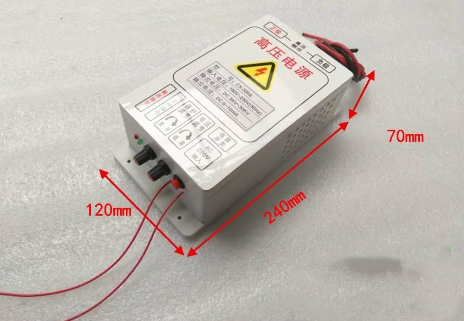 Generatore elettrostatico ad alta tensione 300W per rimozione della polvere e 30 kV in uscita del filtro dell\'aria elettrostatico